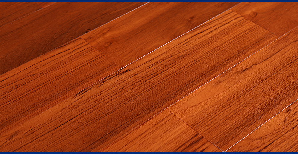 肯帝亚多层实木复合柚木地板钻石面15mm地暖地热专用zs830