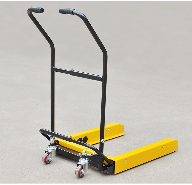 塑料周转箱推车零件塑料筐专用搬运车脚踩升高移动手拉拖工具
