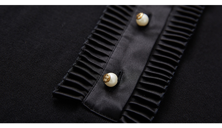 gucci古奇古驰黑色紫色羊毛女士针织衫411322