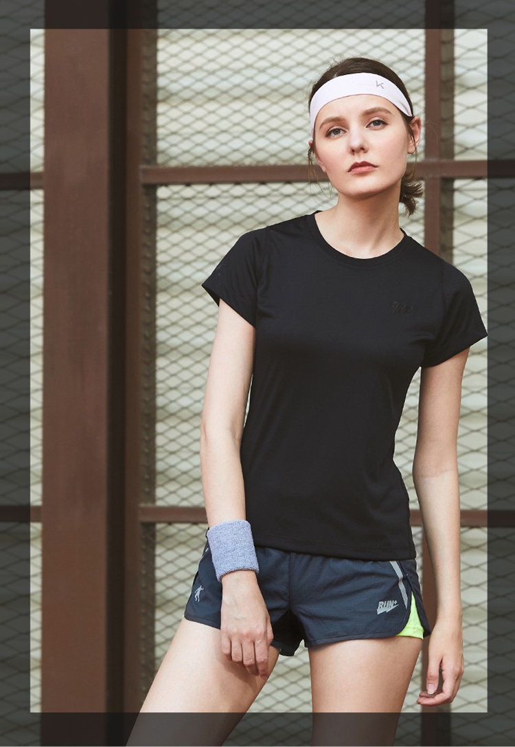 乔丹女装短袖t恤女春夏新品圆领短t恤印花透气运动跑步短t女xhs