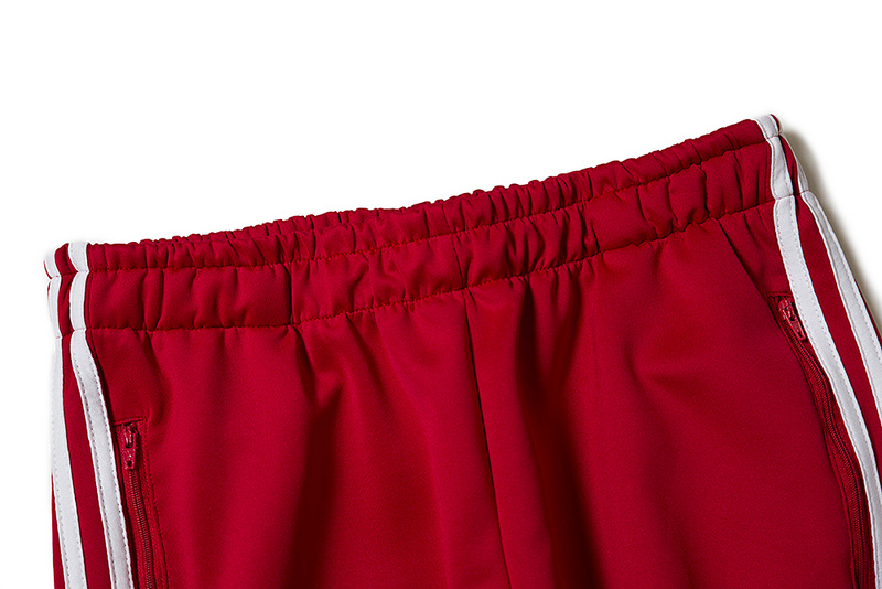 828新款港风潮流百搭权志龙gd条纹红裤子 三条杠运动裤长裤休闲裤男女