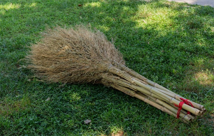 萌碎清洁工具 大扫把竹扫帚扫地马路扫院子的塑料丝庭院家用单个笤帚