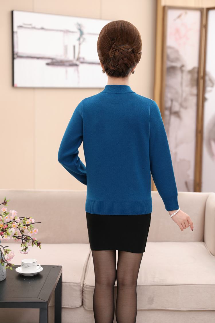 薇姬桑妮女士针织/毛衣 薇姬桑妮中年羊毛衫女40-50岁妇女针织上衣