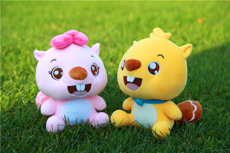 贝瓦毛绒玩具公仔娃娃卡通玩偶儿童玩具公仔可爱创意生日礼物