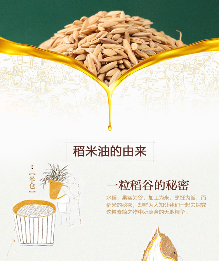 金龙鱼双一万稻米油5L