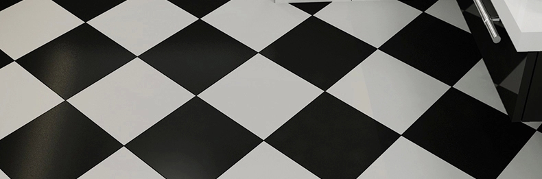 哑光纯白纯黑300x300地砖厨房卫生间防滑不透水釉面砖地板砖地砖壹德