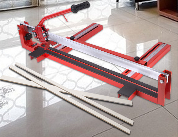手动瓷砖切割机槽钢手动推刀800/1000地砖手推刀高精准切割