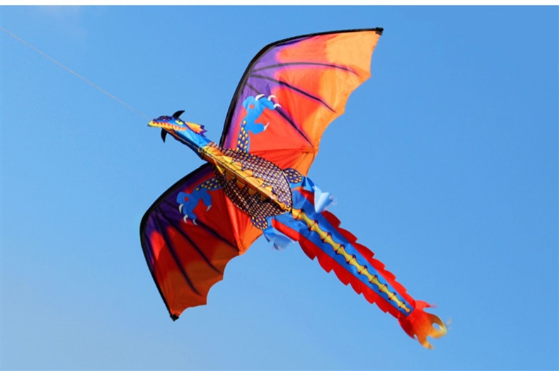 潍坊风筝恐龙风筝立体翼龙风筝大型新款儿童成人轮线微风易飞