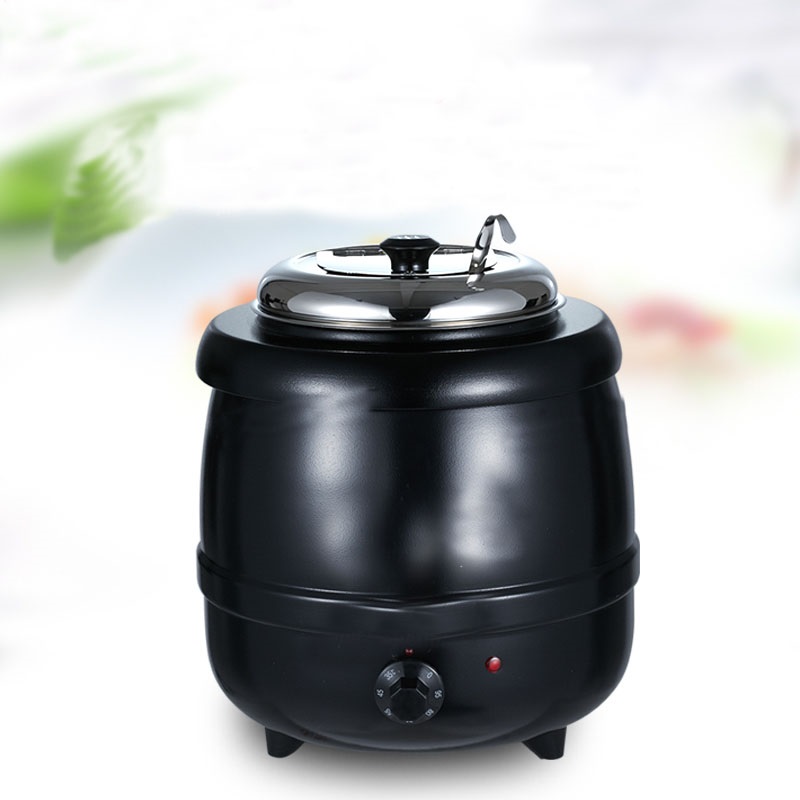 泽宇10l 电子暖汤煲保温汤炉酒店电热汤锅商用 黑色