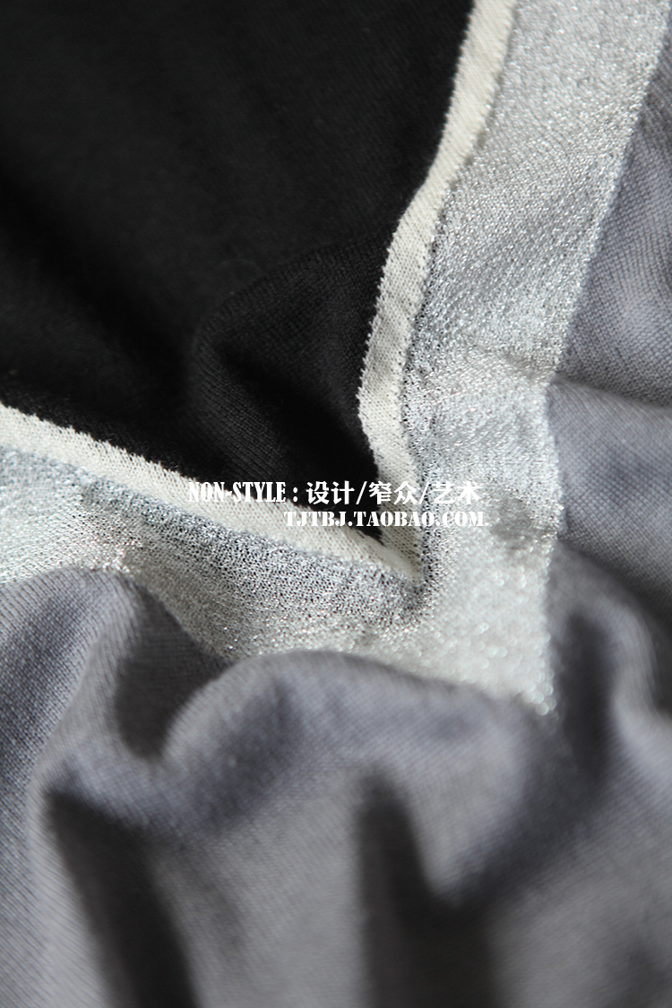 迪鲁奥DILUAO风家轮廓明晰法式桑蚕丝羊绒撞