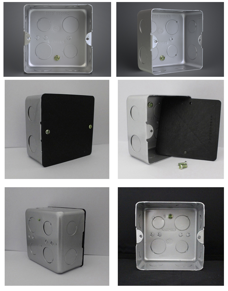 西门子(siemens)地插 地插座 隐藏式底盒 金属暗盒底盒 金属地插底盒