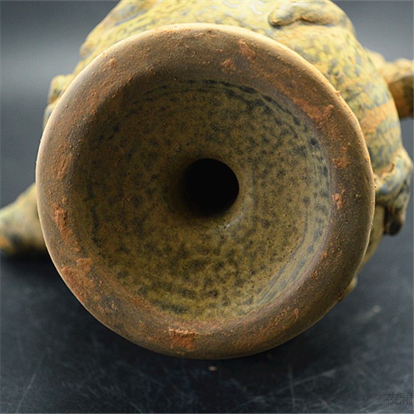 宋越窑青釉龙纹提梁倒流壶古玩旧货仿古瓷器古董收藏品家居艺术品收藏