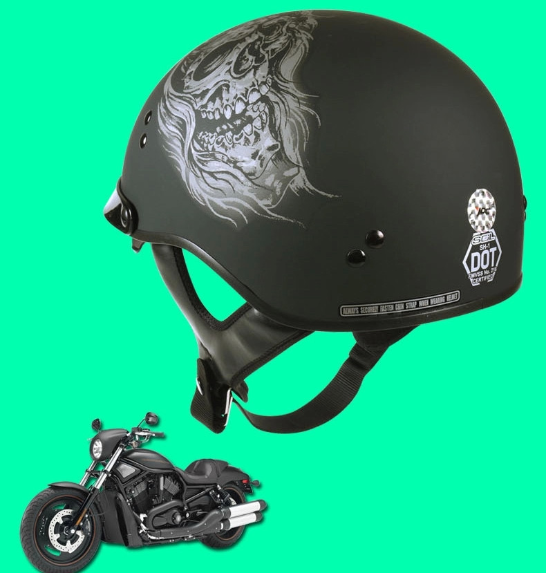 户外运动头盔太子盔电动助力摩托车夏盔半盔夏盔