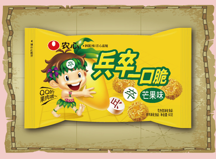 农心兵卒一口脆芒果味60g