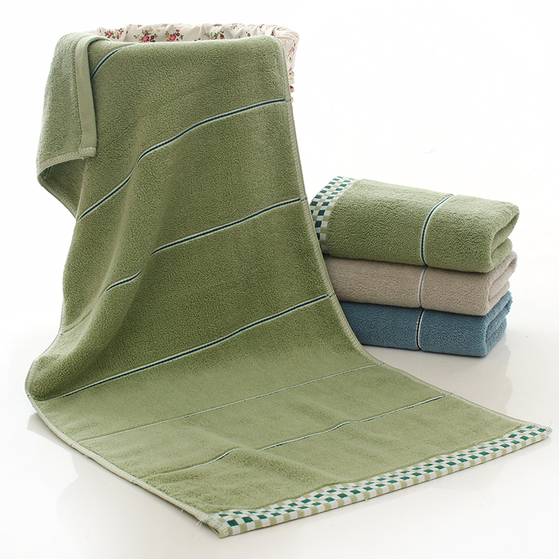 纯棉毛巾洗澡加厚90x40cm全棉运动吸汗成人情侣大洗脸巾150克澡巾