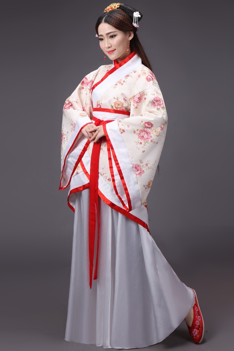 薇姬桑妮新款汉服女装汉服曲裾古装服装汉服民族服装女古装曲裾演出