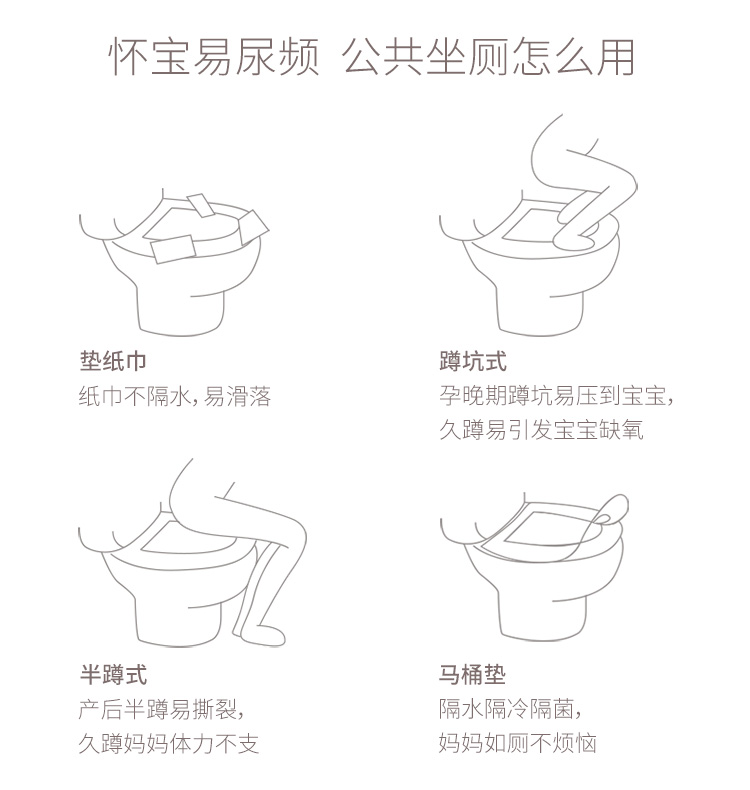 开丽产妇专用马桶垫 5包 KMD030 马桶垫5包