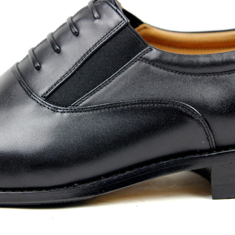 3516黄家正品功勋鞋 正装男真牛皮鞋军鞋制式低帮三接头军官皮鞋 h11