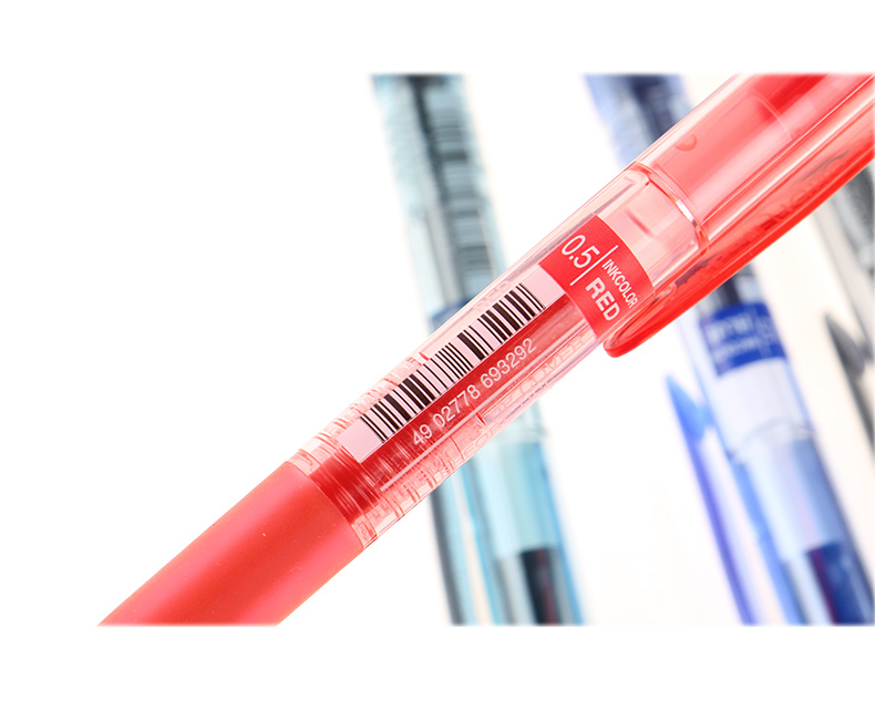 三菱uniumn105中性笔12支05mm嗜喱笔水笔签字笔黑笔考试笔