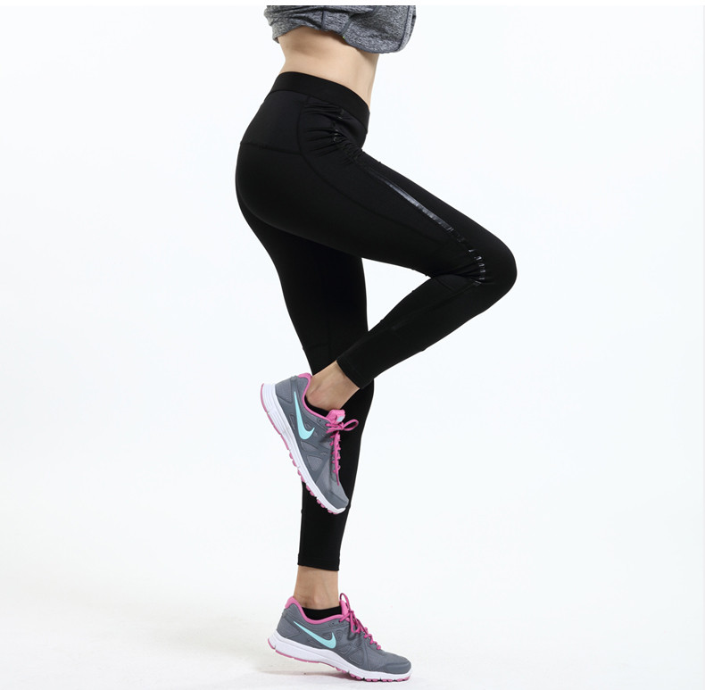 力为专业跑步紧身裤女秋冬薄款运动长裤马拉松田径健身训练裤w15l630r