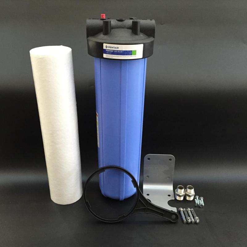 美国滨特尔10寸大胖瓶bigblue20寸大蓝瓶前置过滤器全屋净水机