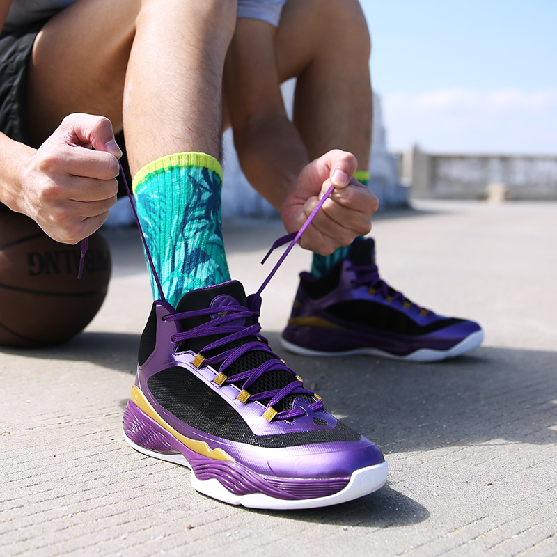 李宁篮球鞋男鞋新款正品秋季凌云高帮轻便减震耐磨运动鞋abpl015