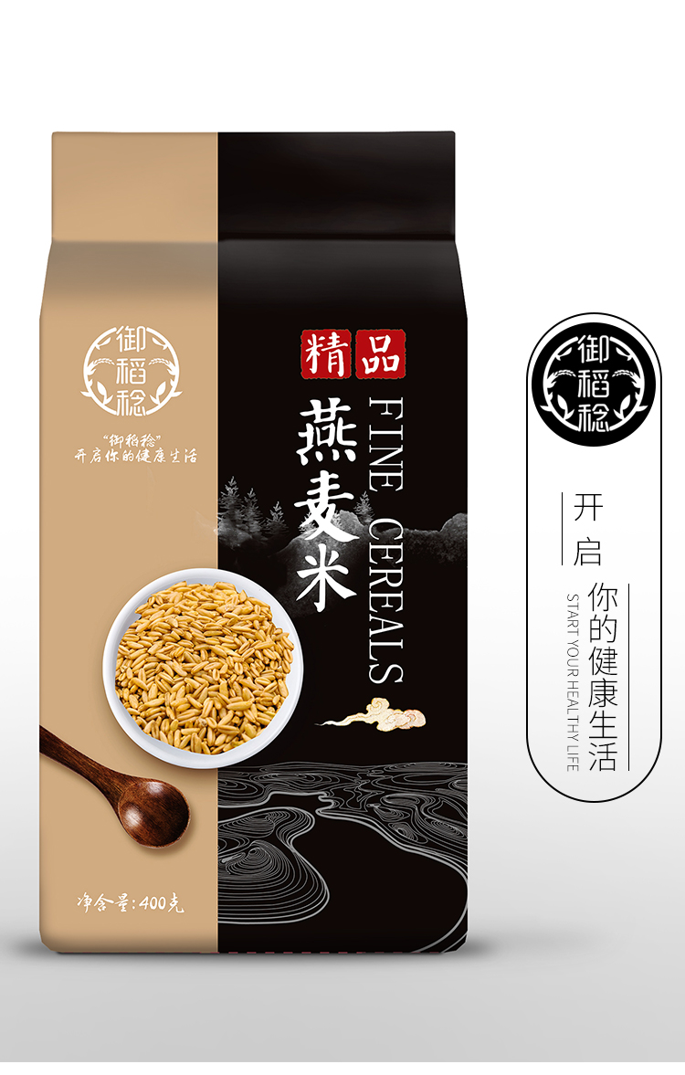 御稻稔精品燕麦米东北五谷杂粮粗粮无添加400g