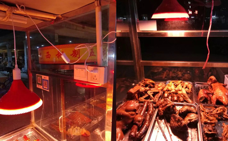 迪鲁奥(diluao)led照明/光源其他 led鲜肉灯卤肉熟食店灯暧光烧鸭灯卖