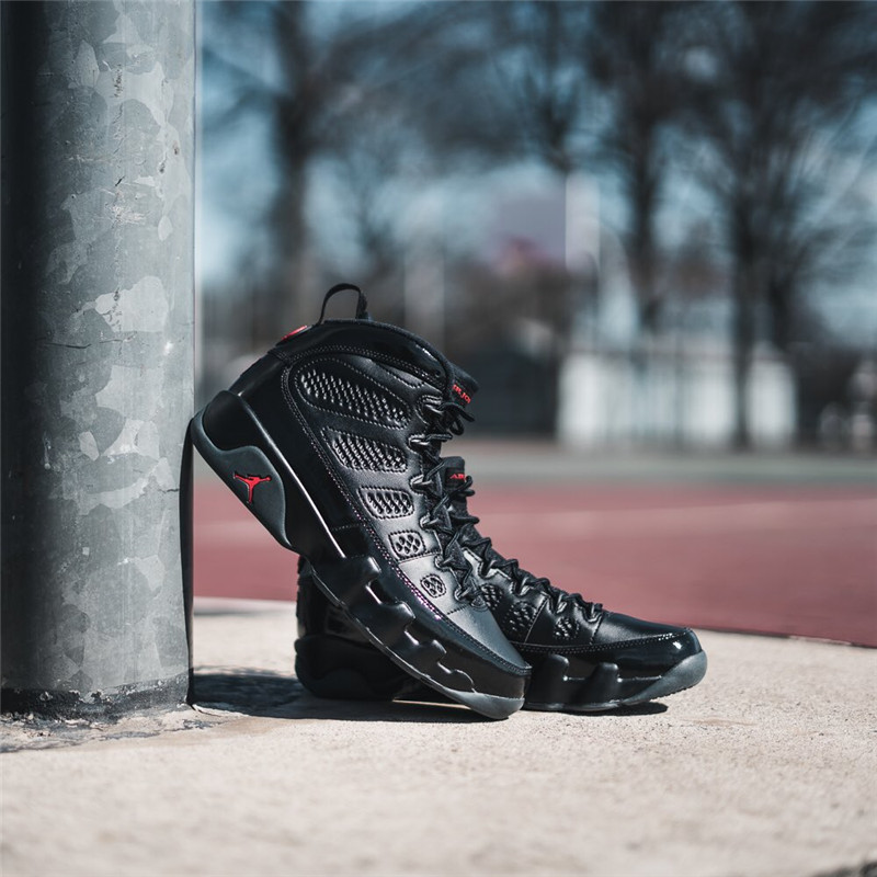 air jordan 美国购正品 ix retro pe aj9黑红男子运动篮球鞋302370