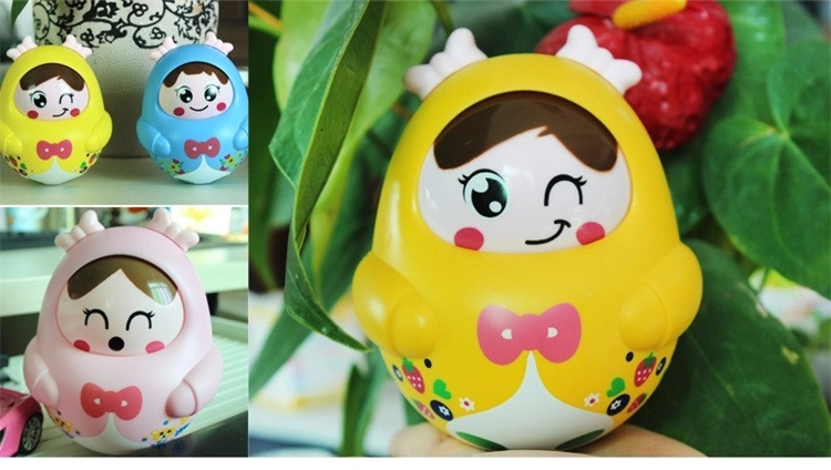 贝杰斯奇趣不倒翁益智玩具启智婴幼儿童音乐早教不倒翁03岁悦耳铃声