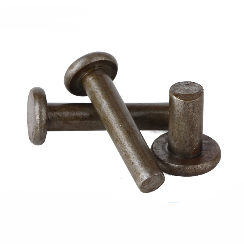 蓬发铁本色gb109平头铁铆钉铁钉实心铆钉￠6￠8系列1公斤起售