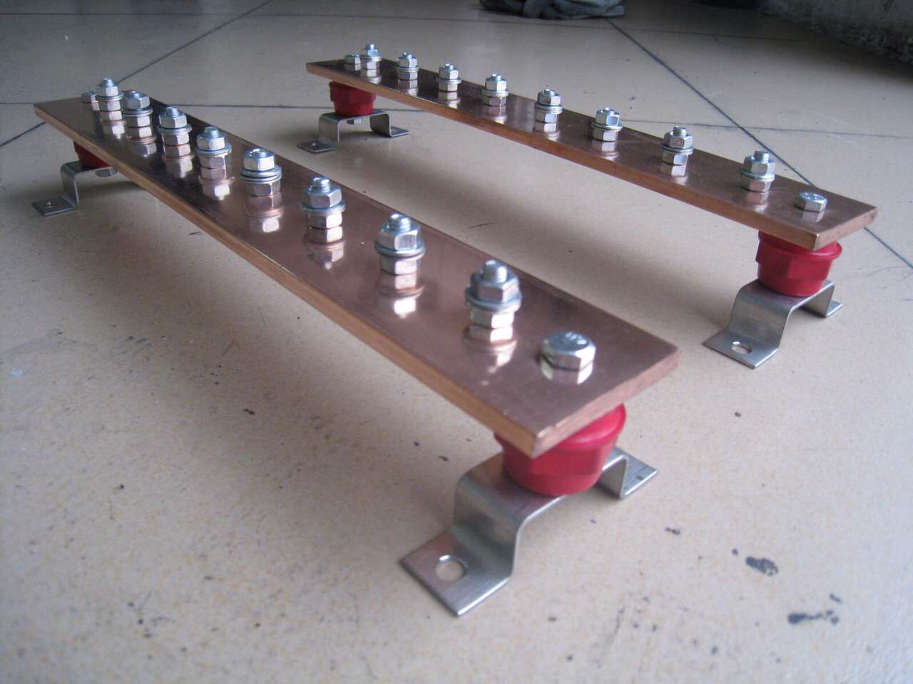 禄泰金属加工测量磨具磨料t2 禄泰 汇流铜排 12孔纯铜地线排【价格 图