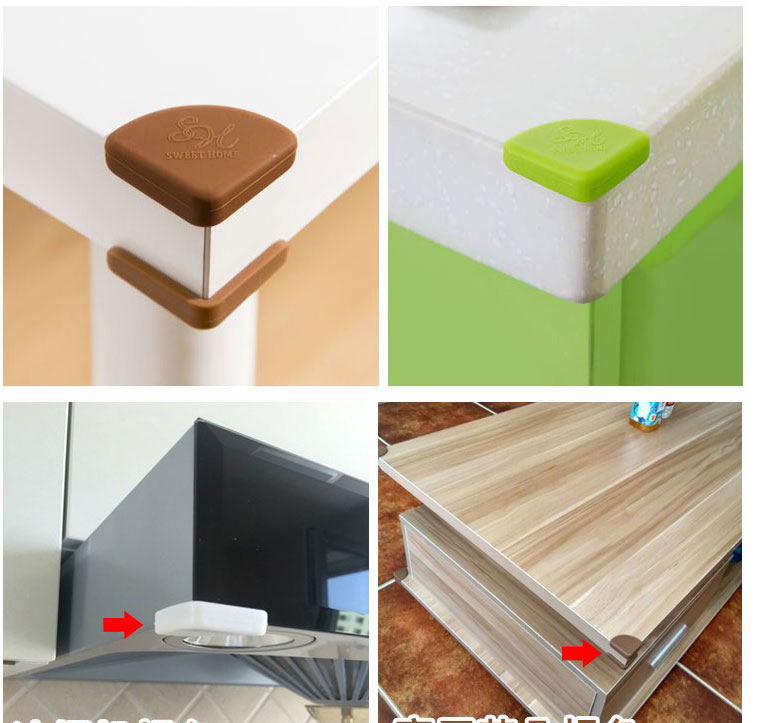 桌子桌角护角儿童防撞角硅胶玻璃直角包角窗户茶几台角防护保护套当季