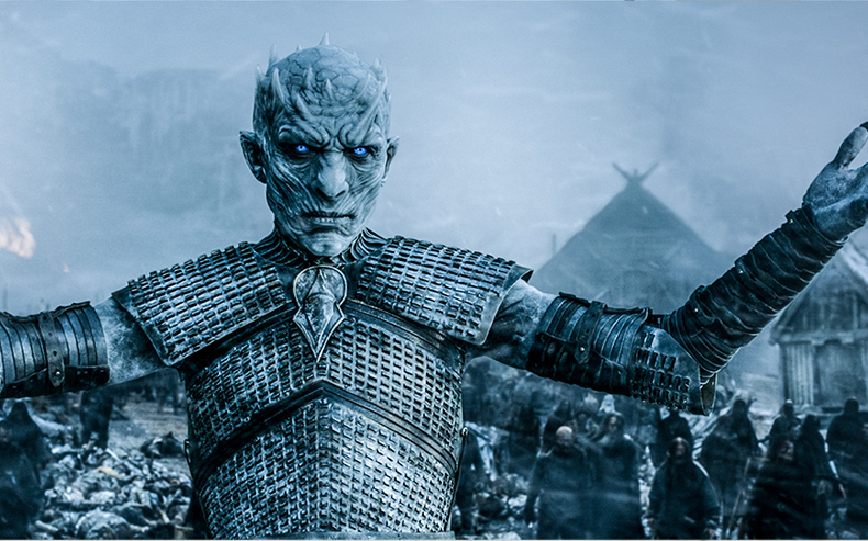 ak男装权力的游戏异鬼图案印花丝光棉短袖休闲t恤