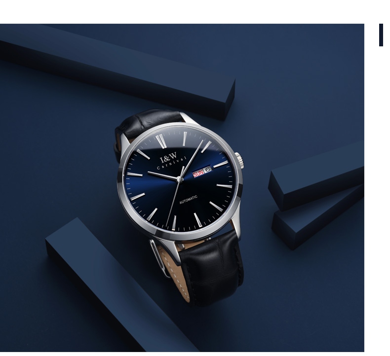 瑞士爱沃驰iw手表男士全自动机械表休闲时尚商务情侣表女士机械表潮流