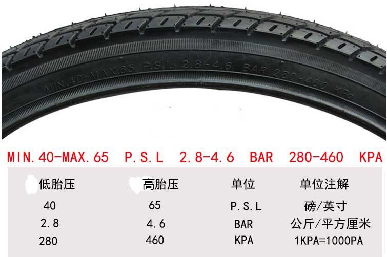 轮胎k924电动车山地自行车外胎20/22/24寸*1