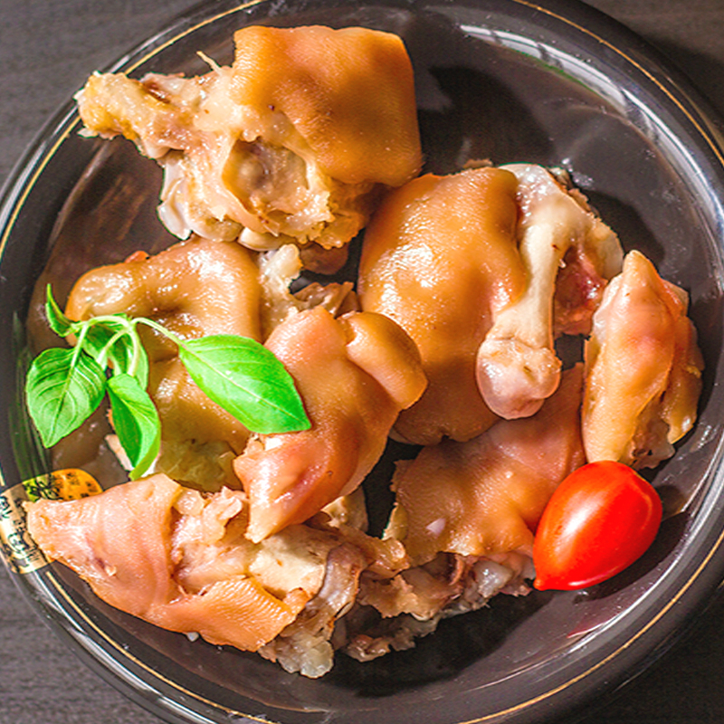 中华老字号河南周口特产邓城叶氏猪蹄五香猪蹄熟食零食真空240g*6 