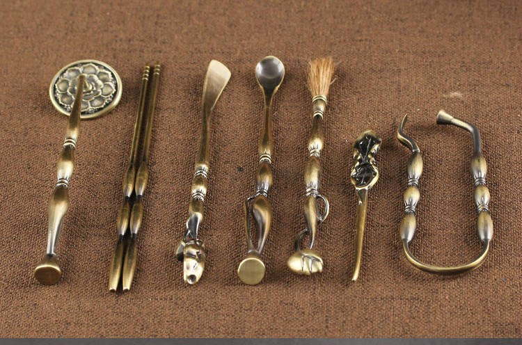 香篆工具打拓熏空熏香勺灰压7件套香道套装工具