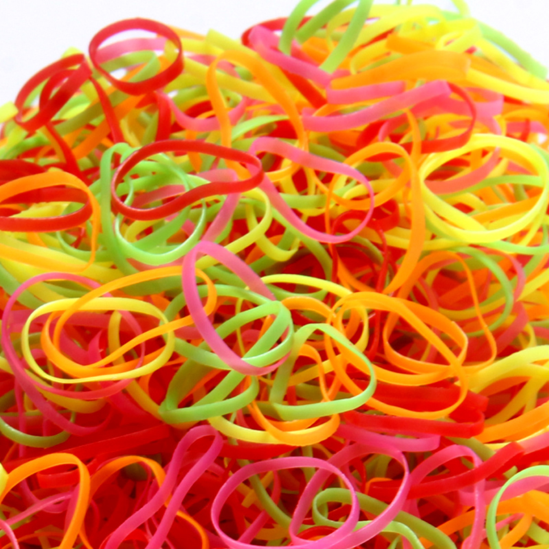 促销小黑皮筋橡皮筋一次性黑成人加厚强拉不断儿童头绳小孩皮筋扎头