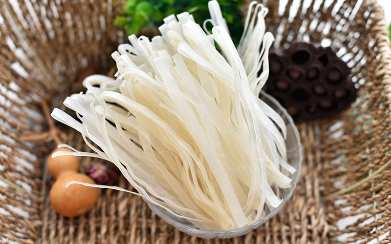 石磨蒸粉500g 广西桂平特产 宽粉扁粉干米粉农家柳州螺蛳粉桂林米粉