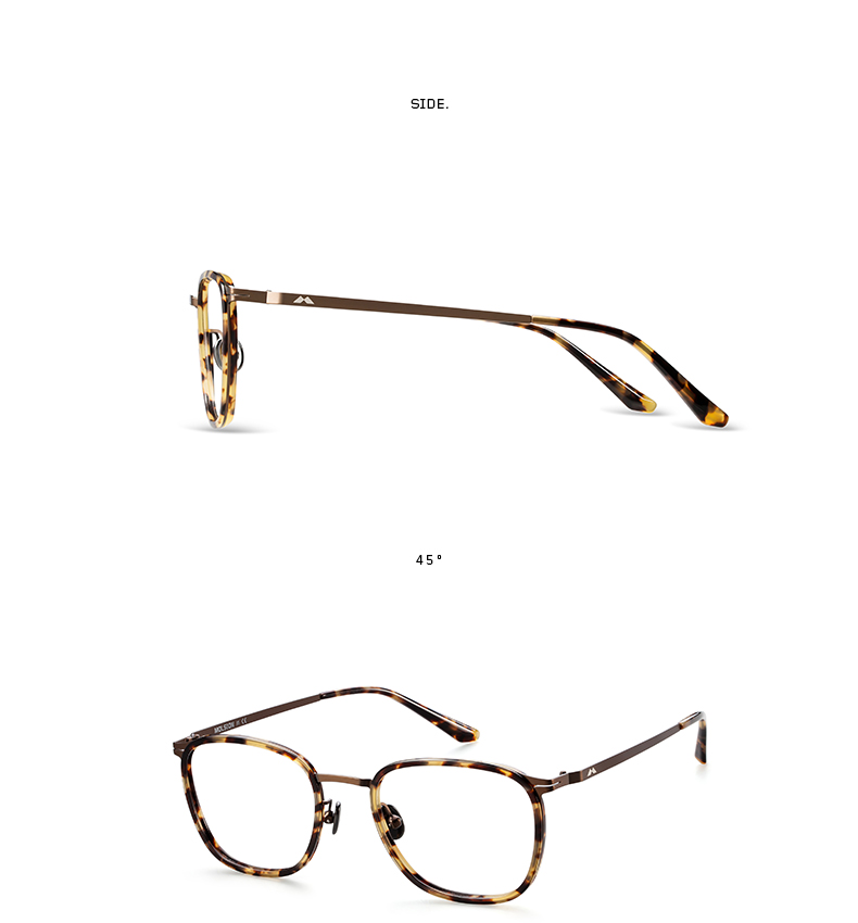 molsion陌森2018年新款光学架方框全框商务近视眼镜男款可配镜mj6088