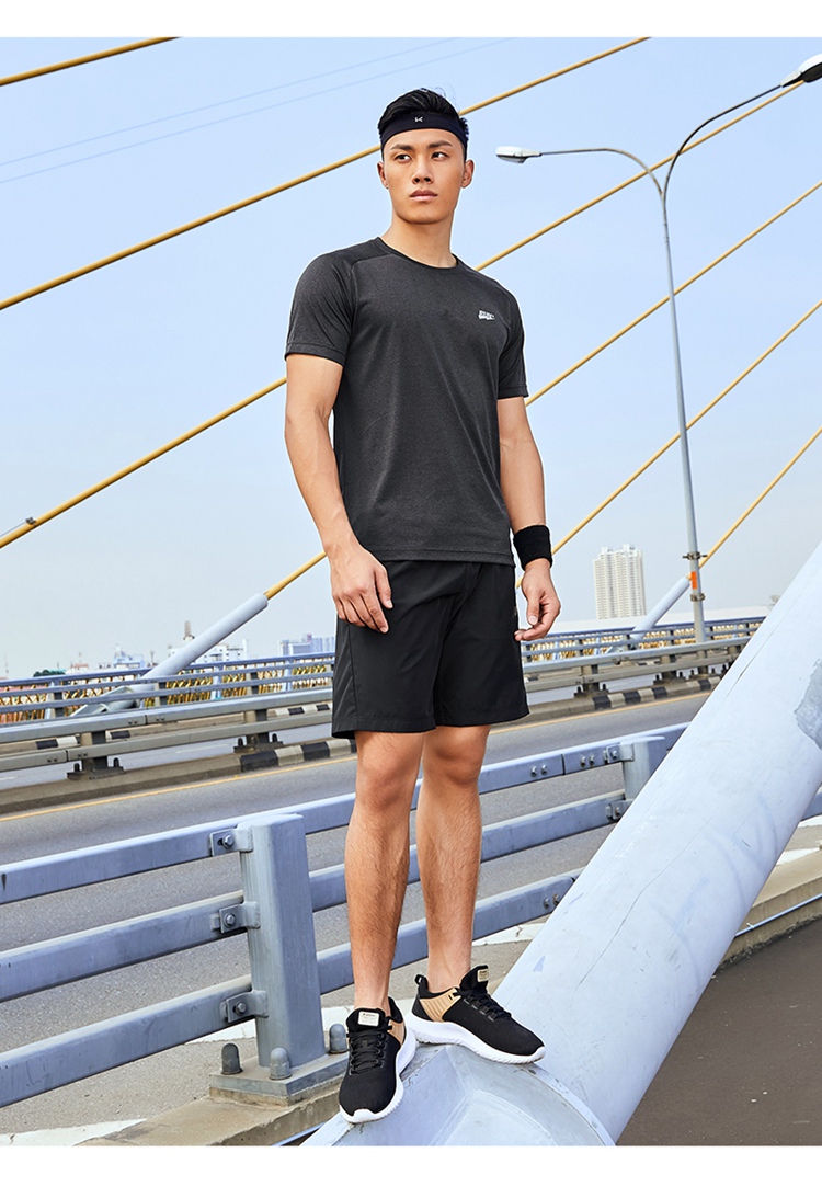 超级新品 乔丹男装运动套装男春夏新款吸湿排汗跑步套装男运动服健身