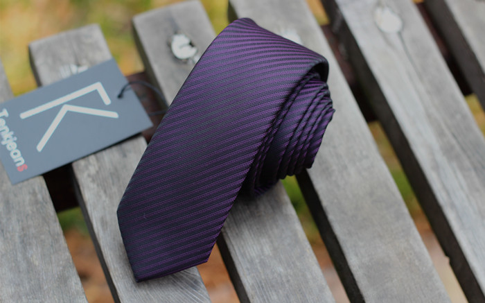 【新款2017】男士韩版领带窄款领带男正装结婚细领带5cm 黑色多色促销