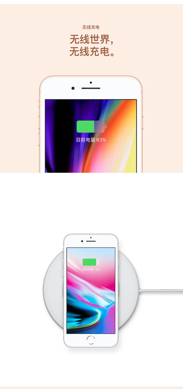 Apple iphone8 plus 苹果8plus 64GB 金色 全网