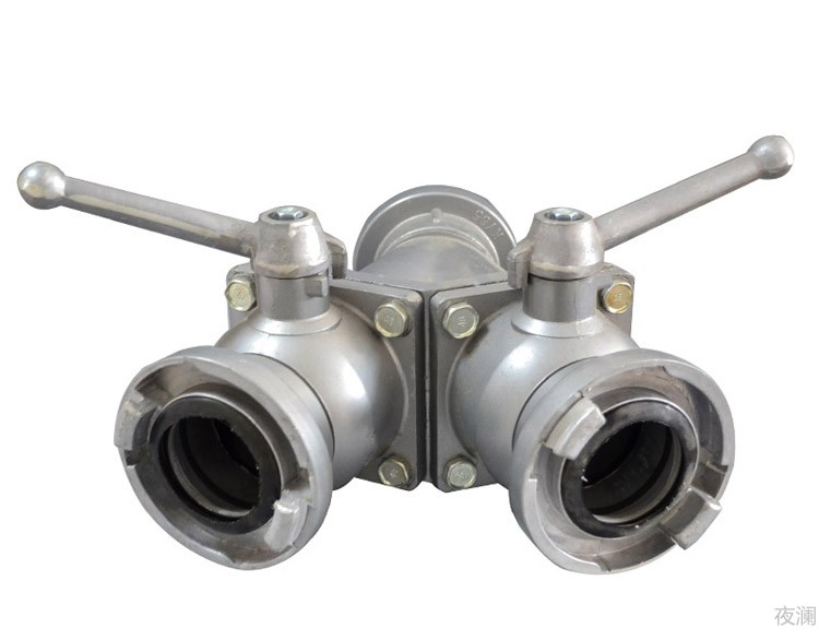 dn65二路分水器消防车水带接口消防二分水器水器消防器材