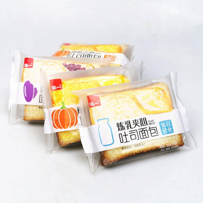 泓一炼乳夹心吐司面包2kg箱装居家早餐面包营养早餐