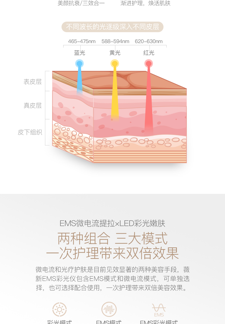 薇新 Wellskins 电子美容仪wx Sp110 薇新ems Wx Sp110 彩光仪抗衰老皮肤护理光疗护理仪 价格图片品牌报价 苏宁易购苏宁自营