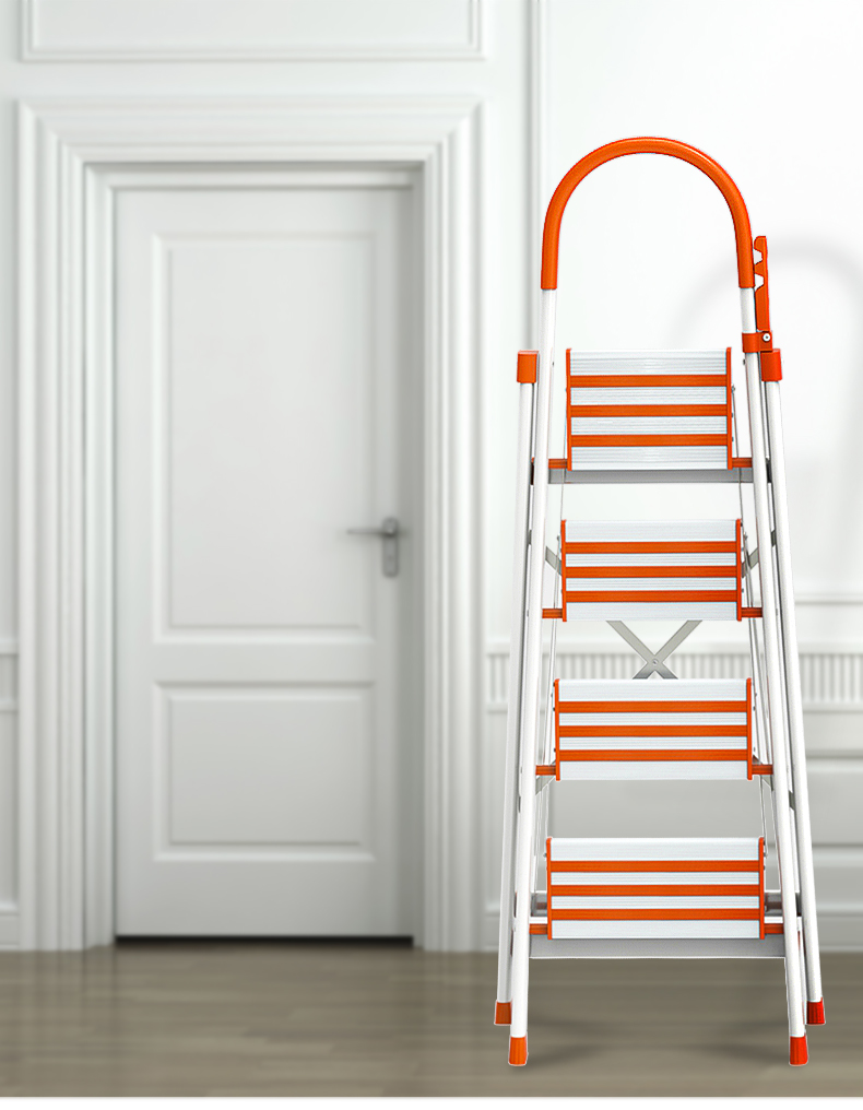 梯子家用折叠梯铝合金人字梯室内多功能楼梯爬梯加厚不锈钢扶梯子