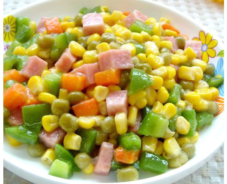 美味三色菜杂菜混装1000g1包速食bi