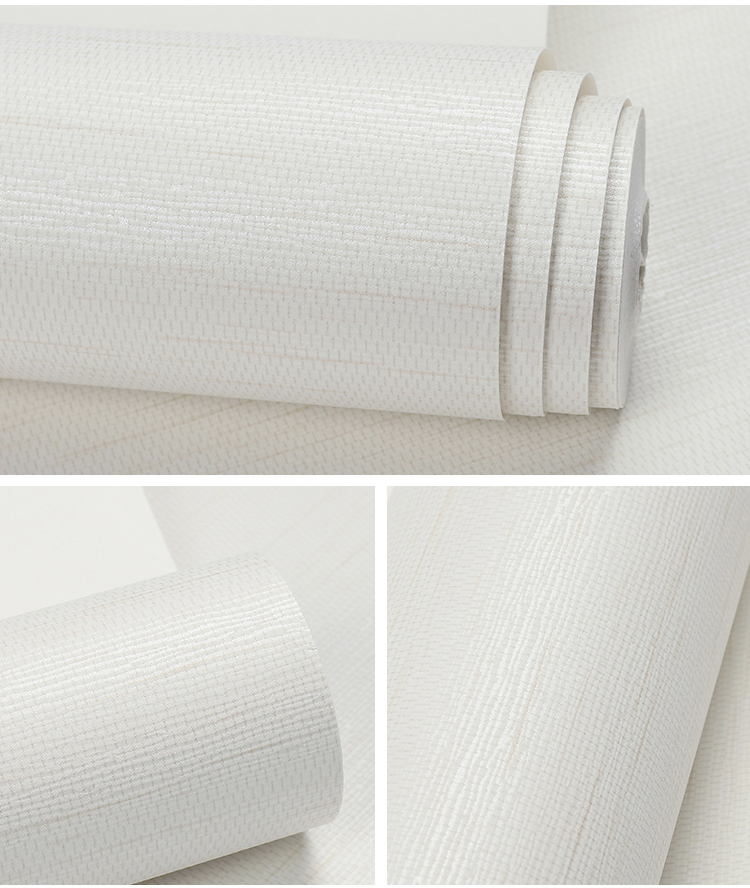 壹加壹(one&one)墙纸/墙布 加厚纯白色系墙纸 卧室客厅满铺壁纸简约